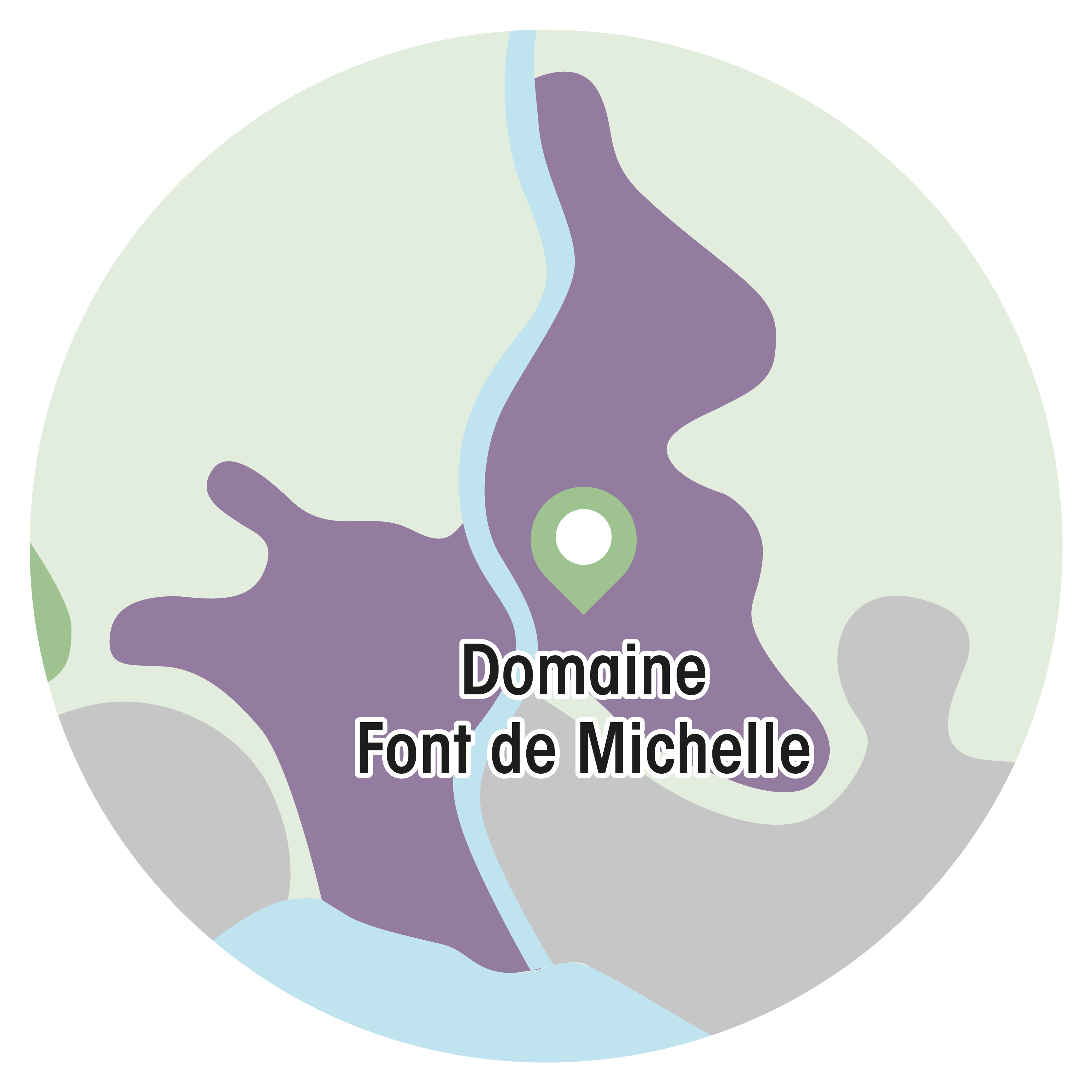 Localisation Domaine Font de Michelle